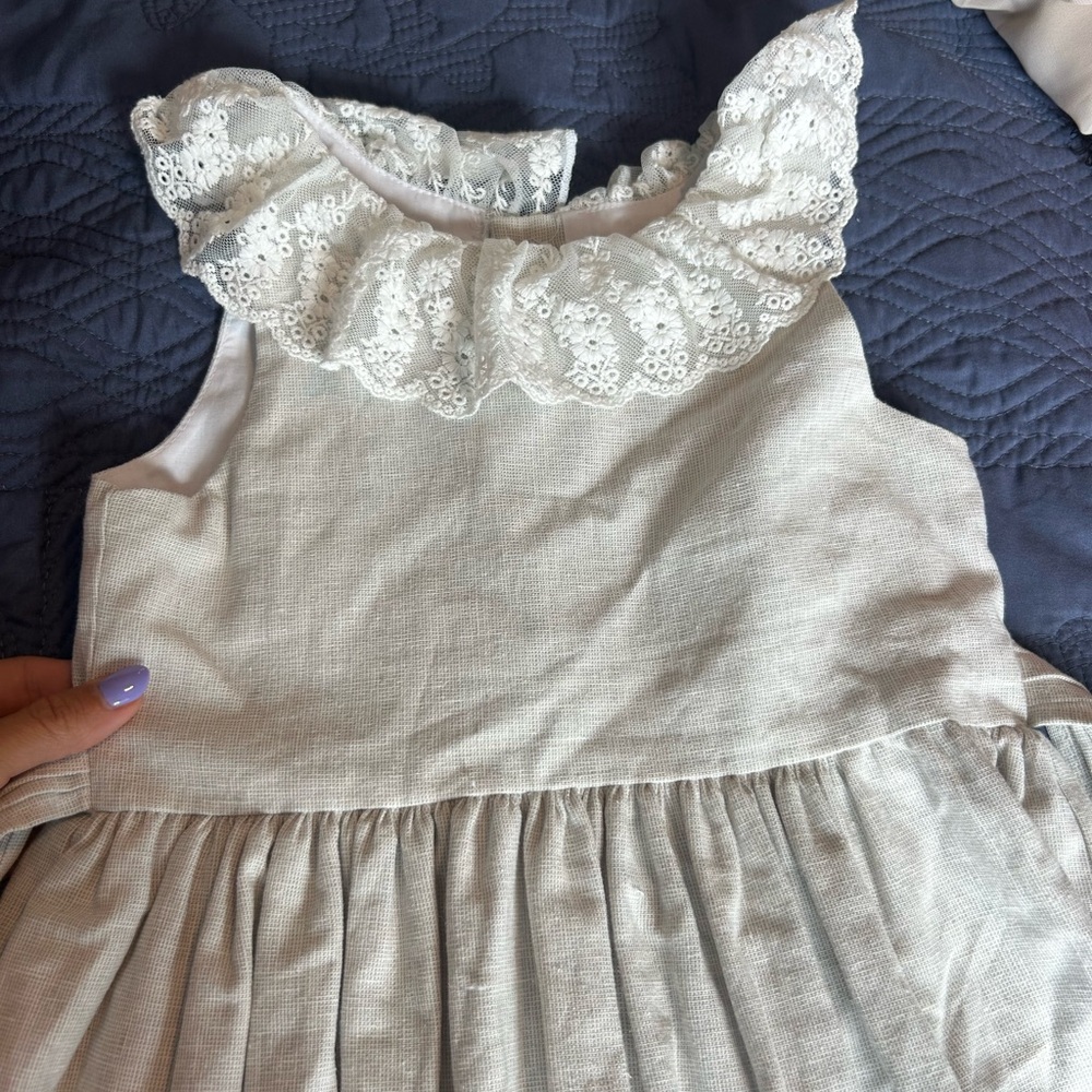 Elegant Cream Lace Dress